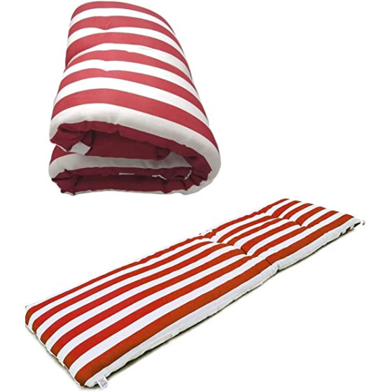 Colchoneta para Tumbonas y Hamacas 180x55x8cm en Colores de Rayas